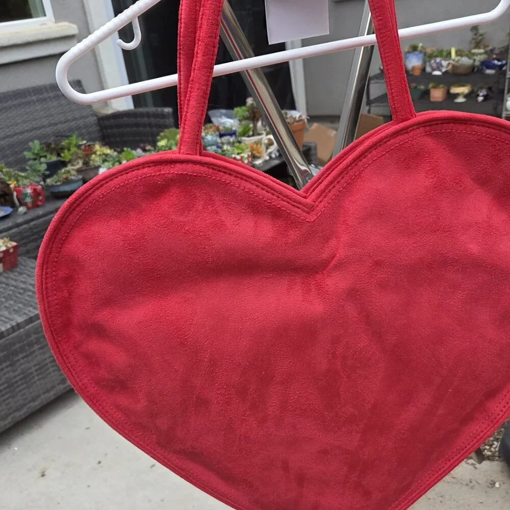 Erin Fetherston Heart Tote Bag X Target 20th Anniversary. RED. NWT. - Picture 4 of 8